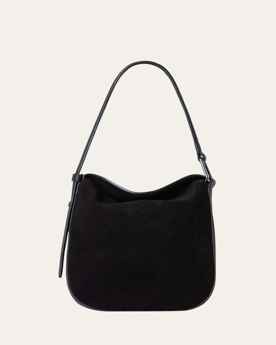Anna Little Suede Hobo Bag